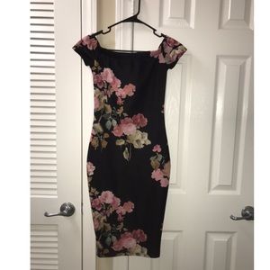 Windsor bodycon floral dress